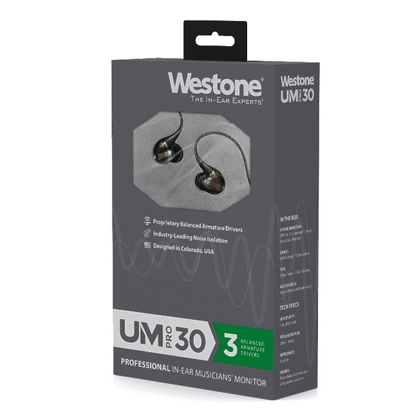 Наушники Westone UM PRO30 NEW Smoke артикул 208389Si-1 фото 3