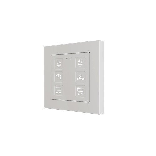 Сенсорный выключатель KNX Zennio Tecla 55 X6, 6-кнопочный, произвольная графика артикул 245205Si-1