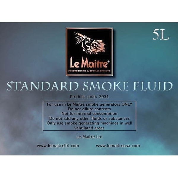 Аксессуар для генератора эффектов LE MAITRE GLOBAL DELUXE FLUID 5 LTR. артикул 190062Si-1
