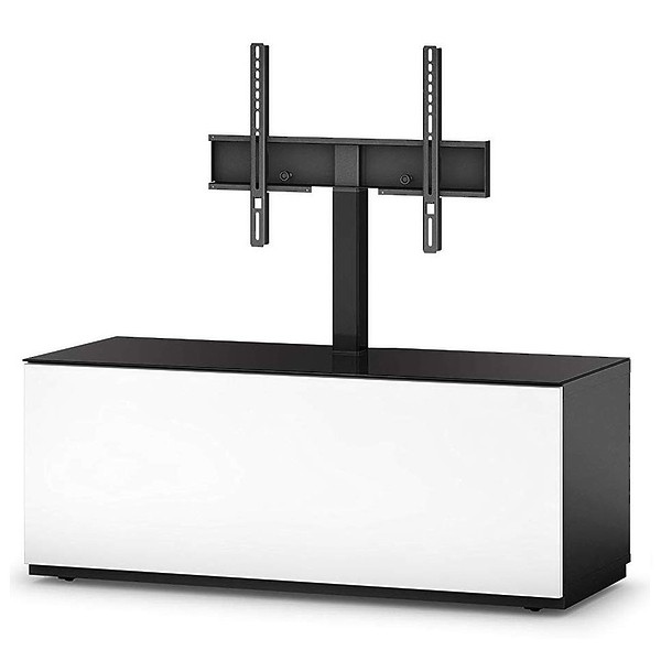 Тумба под телевизор Sonorous ST 111F BLK WHT BS артикул 243420Si-1