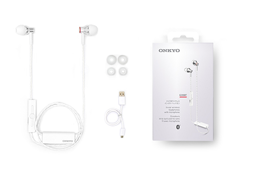 Наушники Onkyo E200 Белый (E200BTW/00) артикул 171379Si-1 фото 5