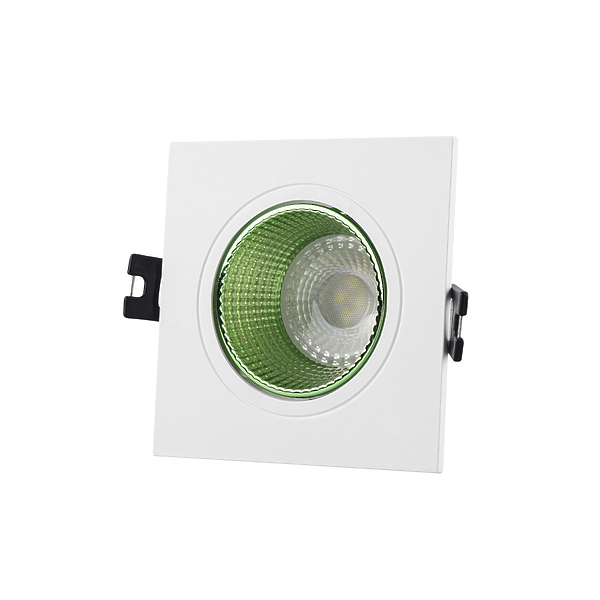 Светильник встраиваемый Denkirs DK3071-WH+GR (White Green) артикул 270624Si-1