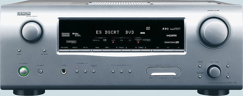 AV Ресивер Denon AVR-1708 S артикул 390672FV-1 фото 3