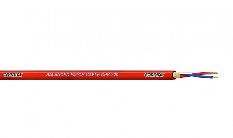Микрофонный кабель Cordial CPK 220 RED артикул 300451Si-1
