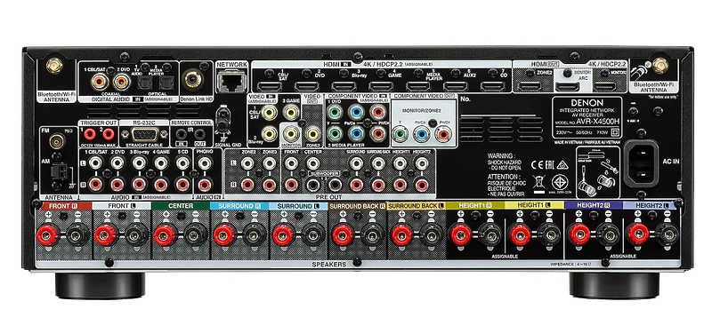 AV ресивер Denon AVR-X4500H Black артикул 181421Si-1 фото 4