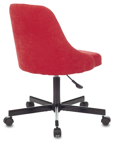 Кресло Бюрократ CH-340M/VELV88 (Office chair CH-340M red Velvet 88 cross metal) артикул 263406Si-1 фото 5