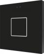 Выключатель сенсорный Zennio ZVI-F1-A KNX Flat F1, 1-кнопочный, LED индикация, 2хAI/DI, термостат, датчик температуры, датчик приближения, пластиковая рамка, 81х81х9мм, в уст. коробку, цвет черный артикул 206492Si-1
