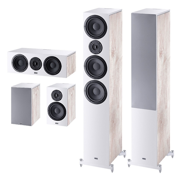 Комплект акустики Heco Aurora 700 Set 5.0 (700+300+Center) white артикул 190201Si-1 в интернет-магазине «HiFiRussia»