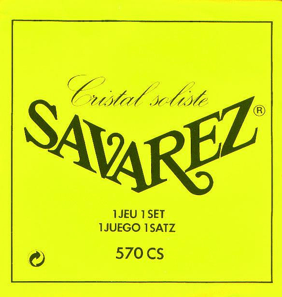 Струны для гитары Savarez 570CS  Cristal Soliste Yellow артикул 279508Si-1