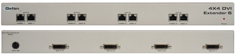 Удлинитель Gefen EXT-DVI-CAT5-4X артикул 137207Si-1 фото 4