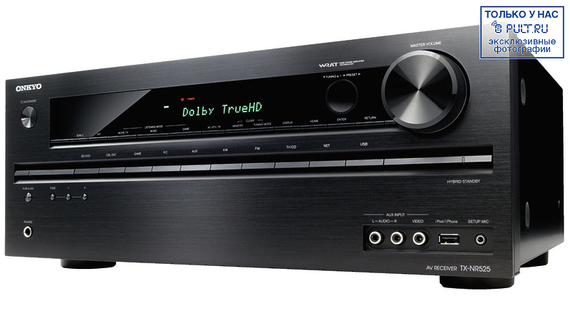 AV Ресивер Onkyo TX-NR525 black артикул 384583FV-1 фото 3