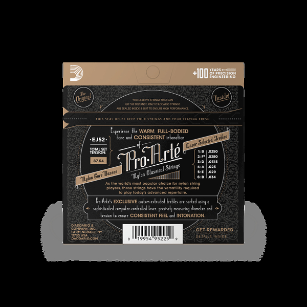 Струны для классической гитары D'Addario EJ-52 артикул 311109Si-1 фото 3