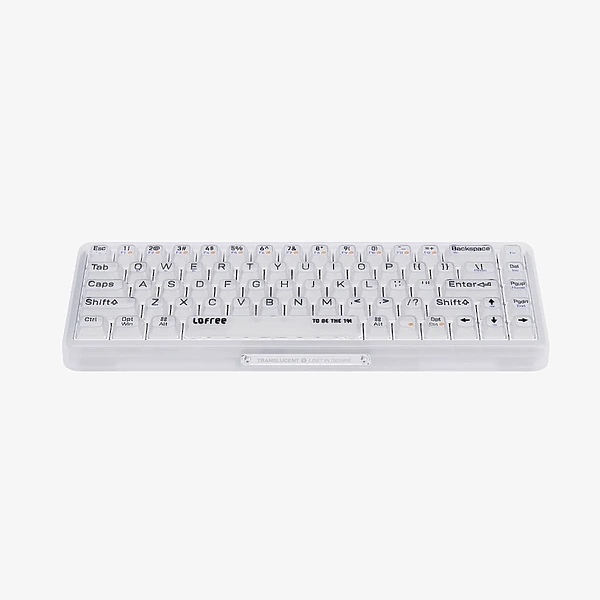 Беспроводная механическая клавиатура LOFREE OE907 1% Misty Semi Transparent Frosted артикул 330580Si-1 фото 4