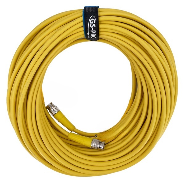Кабель мобильный/сценический GS-PRO 6G SDI BNC-BNC (mob) Yellow 45 m артикул 336761Si-1