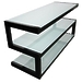 Подставка под телевизор NorStone ESSE Mini Black/Frosted