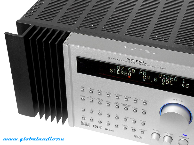 AV Ресивер Rotel RSX-1067 black артикул 381162FV-1 фото 3