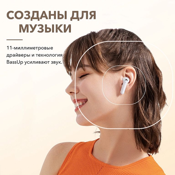 Наушники Soundcore Life Note 3 NC White артикул 268704Si-1 фото 7
