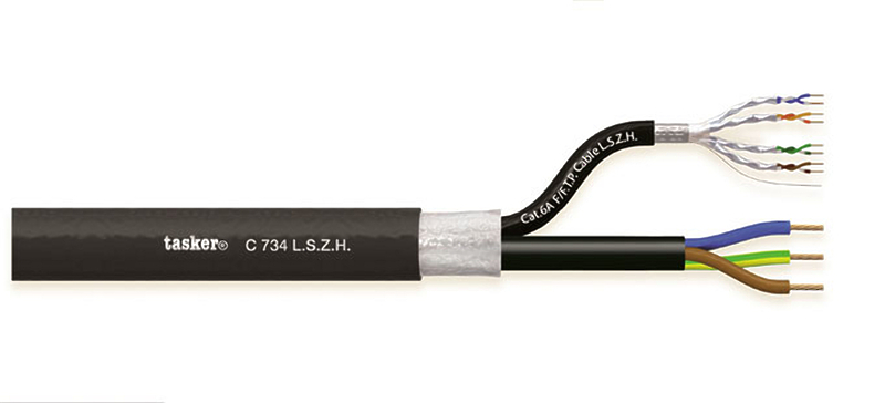 Кабель LAN Tasker C734 L.S.Z.H. артикул 317306Si-1