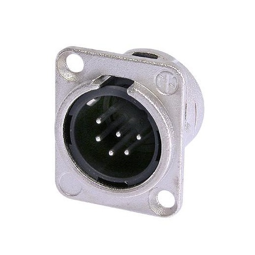 Разъем XLR Neutrik NC6MD-L-1 артикул 220337Si-1