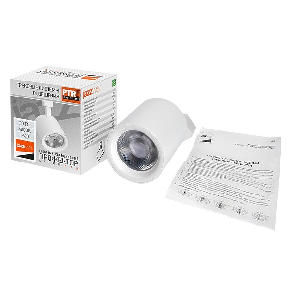 Светильник трековый JazzWay PTR 0530 30Вт WH артикул 281838Si-1 фото 3