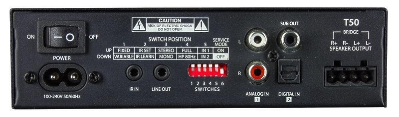 Усилитель мощности TruAudio T50 артикул 234065Si-1 фото 4