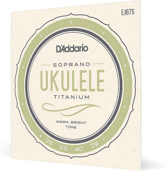 Струны D'Addario EJ87S SET SOPRANO TITANIUM UKULELE артикул 274054Si-1