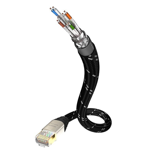 Патч-корд In-Akustik Exzellenz CAT6 Ethernet Cable 5.0m SF-UTP AWG 24 (00671105) артикул 168695Si-1