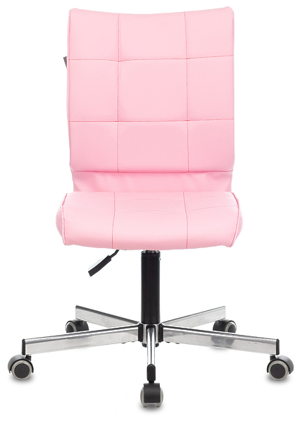 Кресло Бюрократ CH-330M/LPINK (Office chair CH-330M l.pink Diamond 357 eco.leather cross metal) артикул 263292Si-1 фото 3