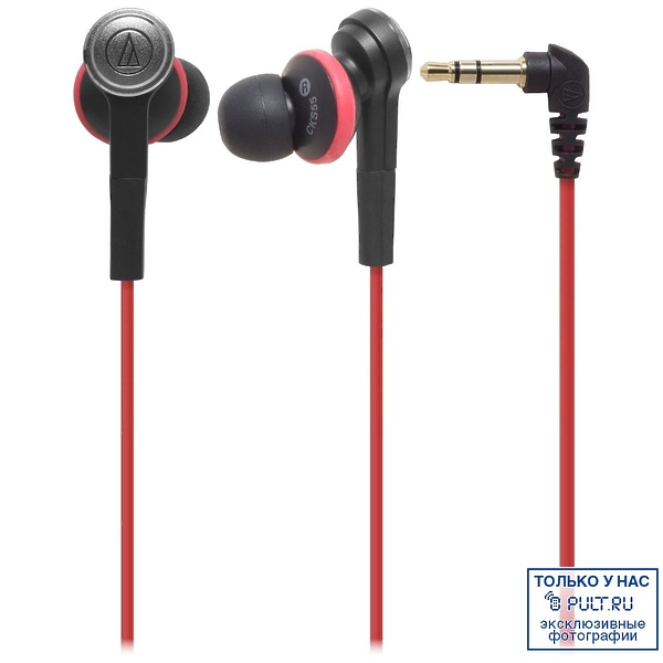 Наушники Audio Technica ATH-CKS55 black/red артикул 241928FV-1 фото 3
