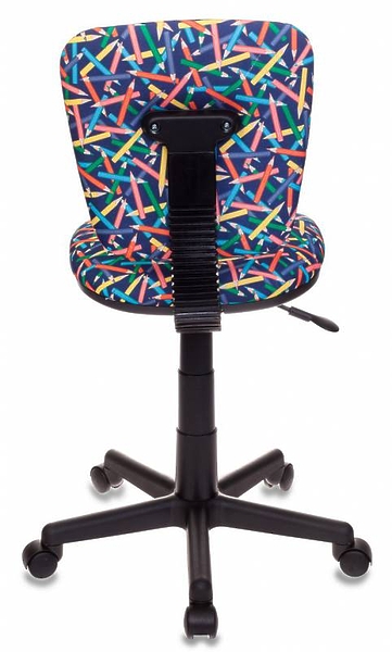 Кресло Бюрократ CH-204NX/PENCIL-BL (Children chair CH-204NX blue pencils cross plastic) артикул 263284Si-1 фото 5