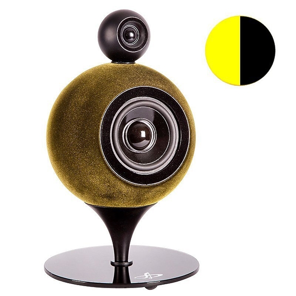 Полочная акустика Deluxe Acoustics Sound Twins DAT-200 yellow-black артикул 163897Si-1