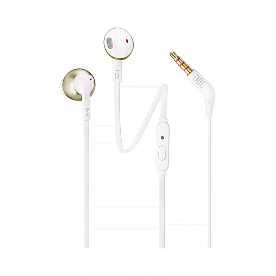 Наушники JBL Tune 205 champagne gold артикул 236210Si-1