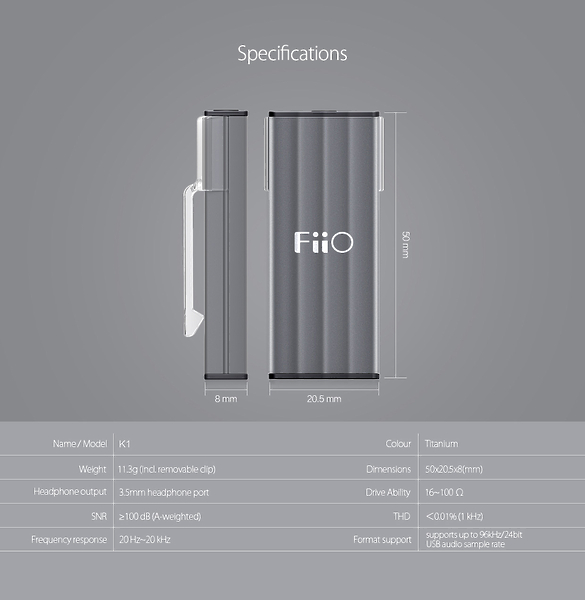 Усилитель для наушников FiiO K1 артикул 141774Si-1 фото 5