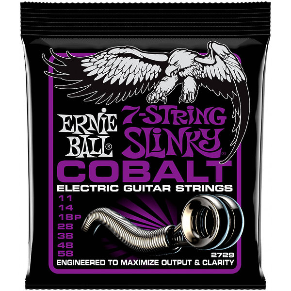 Струны для электрогитары Ernie Ball 2729 Cobalt Power Slinky артикул 291367Si-1