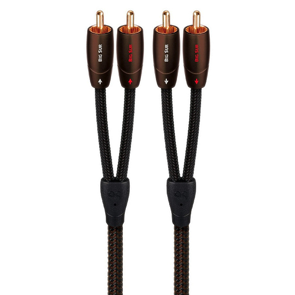 Кабель межблочный аудио AudioQuest Big Sur 2RCA-2RCA, 1.5 м артикул 220102Si-1