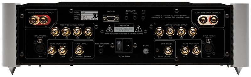 Стереоусилитель Sim Audio MOON 700i Black\Blue Display артикул 325957FV-1 фото 5
