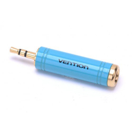 Переходник Vention jack 3.5 mm M/6.5 mm F артикул 149158Si-1
