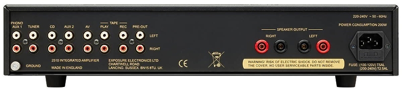 Интегральный усилитель Exposure 2510 Integrated Silver артикул 242210Si-1 фото 4