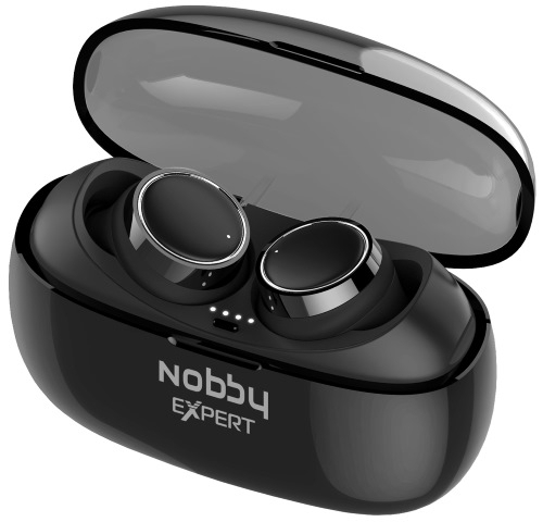 Наушники Nobby Expert T-110 NBE-BH-50-02 чер. с серебром артикул 189253Si-1