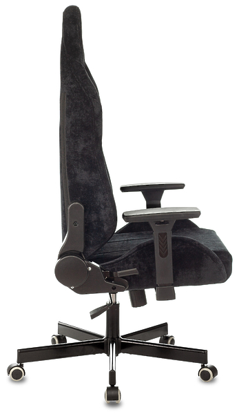 Кресло Knight N1 BLACK (Game chair Knight N1 Fabric black Light-20 headrest cross metal) артикул 263303Si-1 фото 4