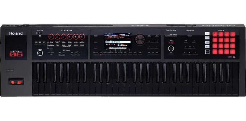 Синтезатор Roland FA-06 Black keys артикул 216511Si-1