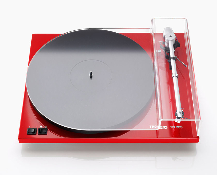 Проигрыватель винила Thorens TD 203 highgloss black артикул 139284Si-1 фото 5