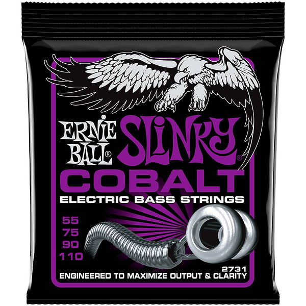 Струны для бас-гитары Ernie Ball 2731 Slinky Cobalt Bass Power артикул 291141Si-1