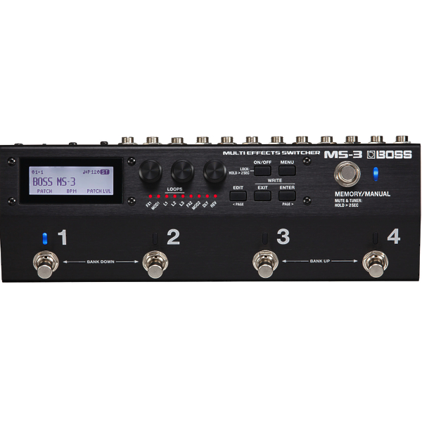 Коммутатор мультиэффектов Boss MS-3 артикул 208303Si-1