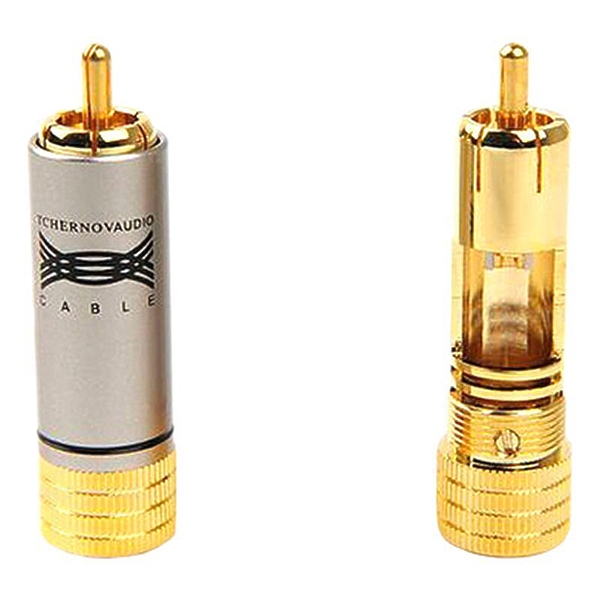 Разъем Tchernov Cable RCA Plug Classic G black артикул 176423Si-1