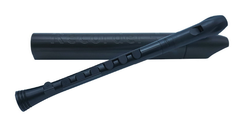 Блокфлейта сопрано NuVo Recorder+ Black/Black немецкая система артикул 287886Si-1