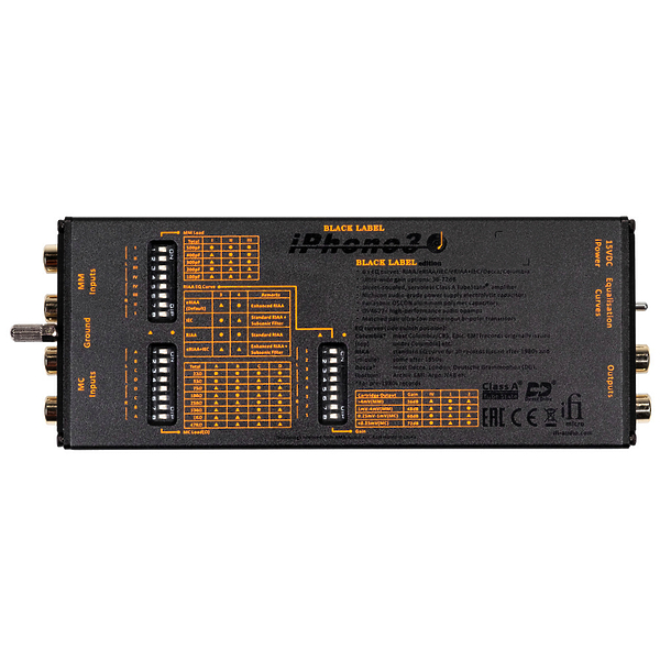 Фонокорректор iFi Audio Micro iPHONO 3 Black артикул 230927Si-1 фото 6