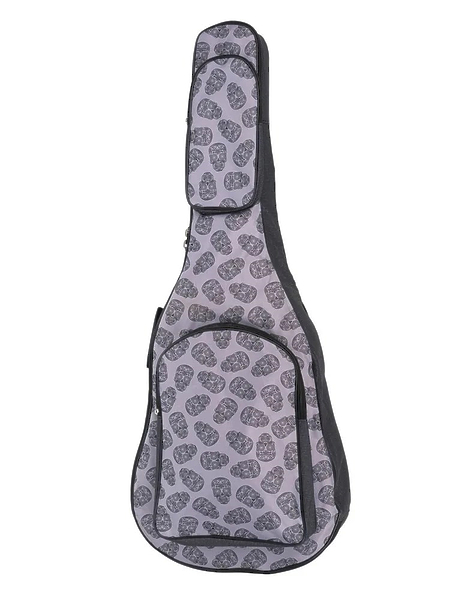 Чехол для гитары MEZZO MZ-ChGC-3skull2/grey артикул 332914Si-1