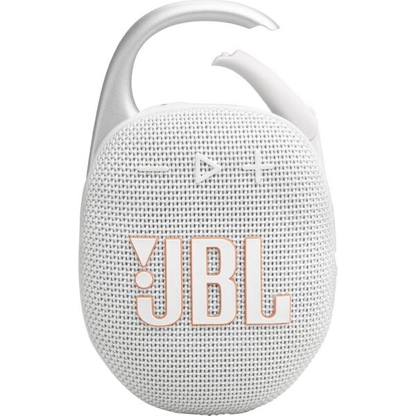 Портативная колонка JBL Clip 5 White артикул 312789Si-1 в интернет-магазине «HiFiRussia»