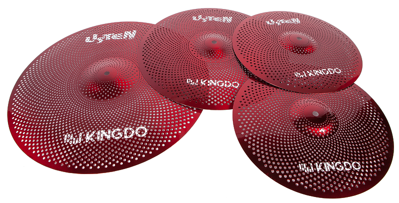 Комплект тарелок KINGDO LOW VOLUME SET 14"+16"+20" RED артикул 320607Si-1